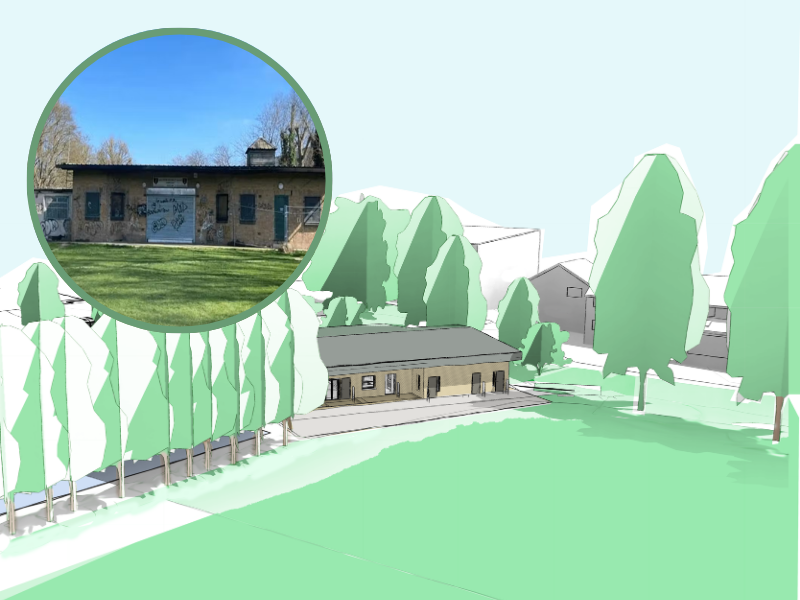 Council reveals new design for sinking cricket pavilion in Chingford - Greater London - via Waltham Forest Echo